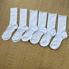 白スクールソックス 6足セットのサムネイル