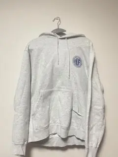 HUF グレー フード付きパーカー