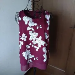 バーガンディ シャツ