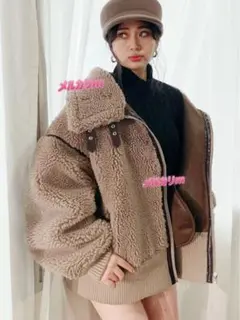 匿名配送♡GYDA WIDE RIB ボア B-3 ジャケット アウター コート