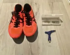 ASICS effort陸上用スパイク　新品未使用ピン付き