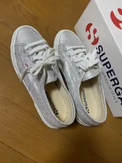 SUPERGA スニーカー シルバー