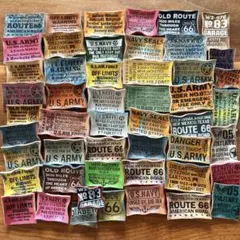 革タグ　120901くしゅっとタグ　50個‼︎ レザー　デニムリメイク