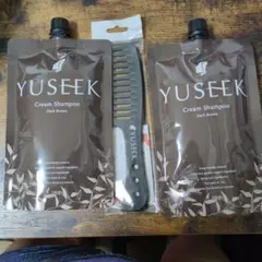 YUSEEK Cream Shampoo NBlack 350g 2個セット 新品、未開封】YUSEEK クリームシャンプーナチュラルブラック350g×2