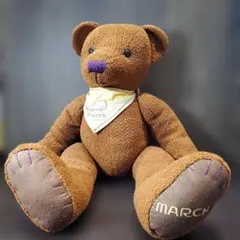 【非売品・特大】日産 マーチ NISSAN MARCH テディベア ぬいぐるみ