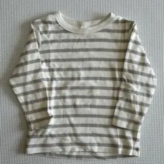 無印良品 ベビー長袖Tシャツ 80cm
