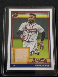 Ozzie Albies（オジー・アルビーズ）レリックカード