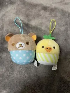 リラックマ キイロイトリ　ガチャガチャマスコット