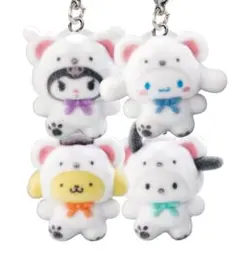 めじるし アクセサリー サンリオ キャラクターズ ふわふわスノー　ガチャ