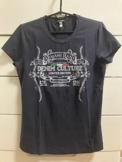 ARMANI JEANS レディース Tシャツ ネイビー size 42 Mのサムネイル