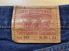 Levi's503 ストレートデニム W30 L34