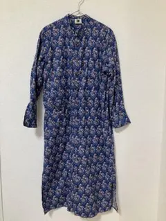 DM 花柄 長袖ロングワンピース　値下げ交渉可能