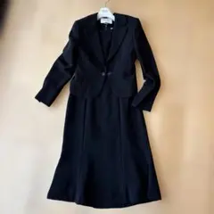 マリクレール　礼服　喪服　ブラックフォーマル　半袖　セットアップ 9号 M