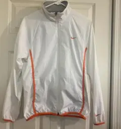 Nike Dri-FIT ホワイトオレンジジャケット M