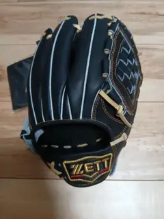 新品未使用　源田モデル　ZETT プロステイタス 軟式 グローブ ブラックのサムネイル