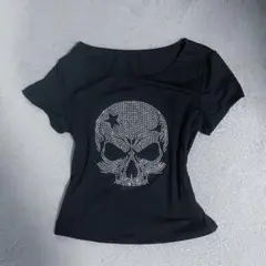 ダークコア スカル ドクロ パンクTシャツのサムネイル
