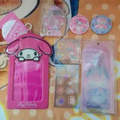 サンリオ　マイメロまとめ売り　アクリル スタンド チャーム　缶バッチ