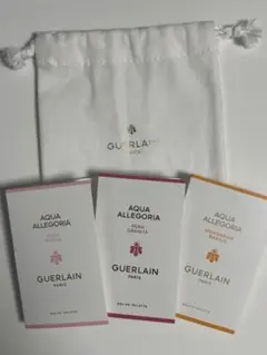 GUERLAIN ゲラン アクアアレゴリア サンプルセット 巾着袋付き