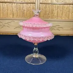 長期保管品】竹内傳治 ? ボトル グラス レッド ガラス工芸作家 ガラス