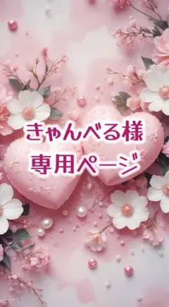 きゃんべる様専用ページ