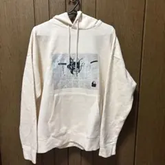Jean-Michel Basquiat アートパーカー クリーム色　Lサイズ