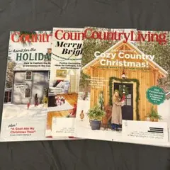 Country Living 雑誌　カントリーリビング　クリスマス