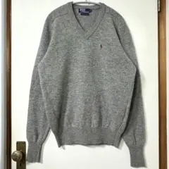美品 POLO Ralph Lauren ラルフローレン Vネック ウールニット