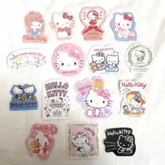 ハローキティ　ダイカットステッカー15枚セット　まとめ売り