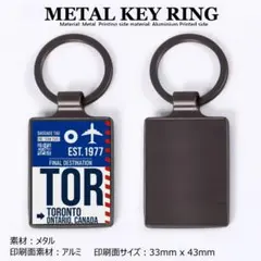 新品！キーホルダー キーリング MLB TOR トロント・ブルージェイズ