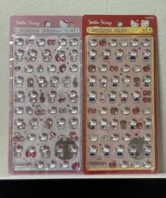 【新品未使用】ボンボンドロップシールミニ♡サンリオ♡正規品♡キティ2点セット