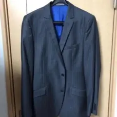 ZARA MAN ビジネスジャケット グレー ストライプ