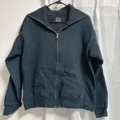 Hanes ダークグレー ジップアップパーカー XLのサムネイル