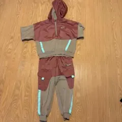 Nike ジャージセット Sサイズ 赤/茶色