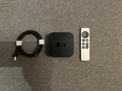 Apple TV 4K（第2世代 64GB） 本体 リモコン 電源ケーブルセット