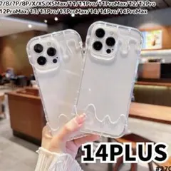 iPhone14Plus 大人気 アイス スマホ ケース 可愛い クリア
