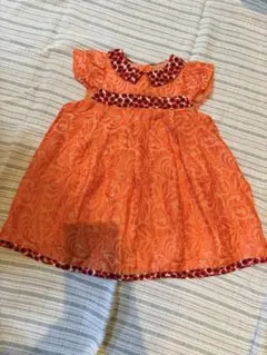 SENSE OF WONDER オレンジ ワンピース 80