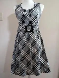 BURBERRY チェック柄 ノースリーブワンピース