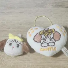 mikko スフレ ぬいぐるみ前髪クリップ キーホルダー