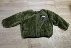 マーキーズ　フリースジャケット　グリーン110サイズ