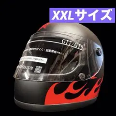 族ヘル フルフェイス ヘルメット 湘爆 ファイヤー 旧車 バイク - メルカリ