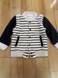 ストライプ カーディガン サイズ90