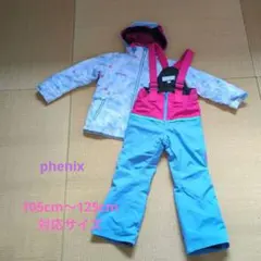 子ども用スキーウェア 上下セット ピンク/水色