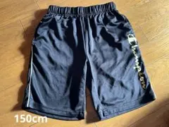 Champion ハーフパンツ ブラック ロゴ入り