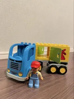 LEGO Duplo コンテナ有【働く人&コンテナトラックのおまけ付き】