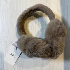 GRL ファーイヤーマフラー BL158 グレージュ