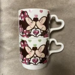 ディズニーリゾート　ミッキーミニー　ペアマグカップ スイートラブ2010