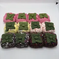 柿　ぬいぐるみ　お手玉　ハンドメイド　12個セットのサムネイル