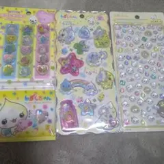 しずくちゃんボンボンドロップシールウォーターシールおはじきシールまとめ