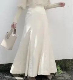 dazzlin テクスチャーナロースカート