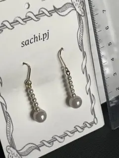 パール調ピアス
